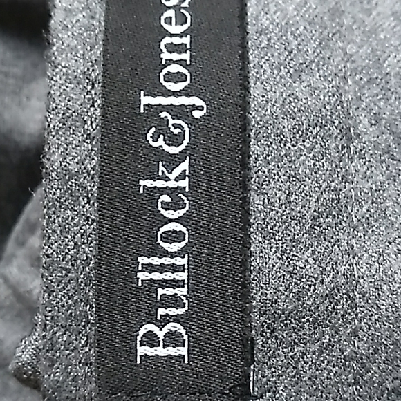 ⚜️ GRAY DRESS PANTS Designer Italian  WOOL Pants 5 Pocket LUXURY  Sz 38 - Picture 6 of 16